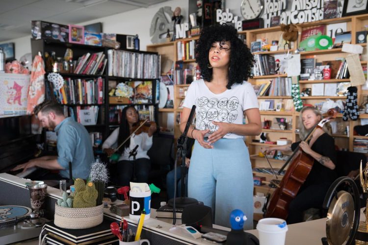 Violents and Monica Martin visit NPR’s Tiny Desk