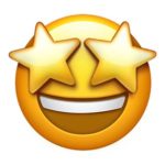 Star struck emoji