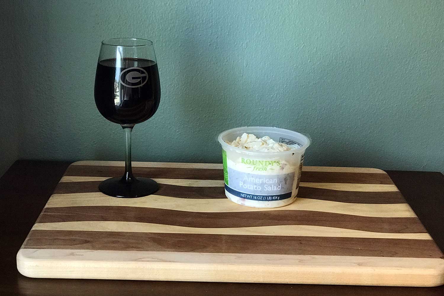 Ice Bowl wine and potato salad