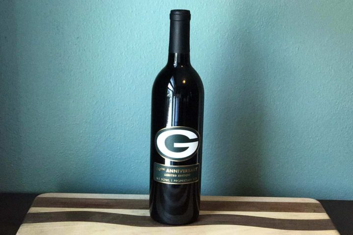 There’s a commemorative Ice Bowl wine, so we paired it with game day food