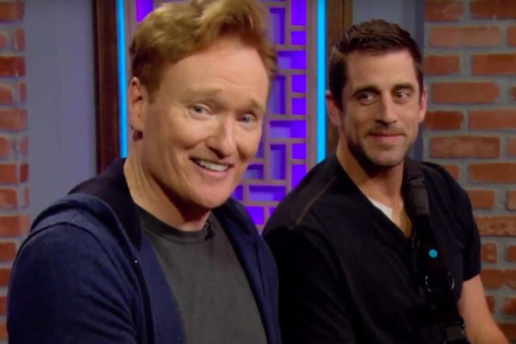 Aaron Rodgers to Conan O’Brien: “13 screws later, here I am”