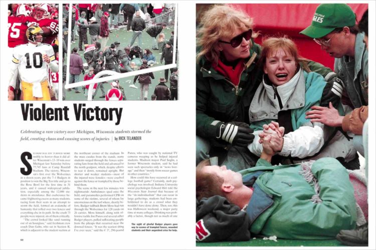 The Camp Randall Stadium stampede, 25 years later