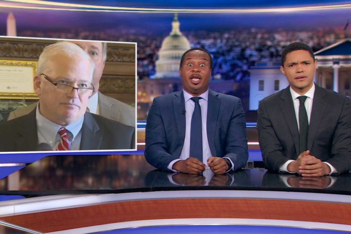The Daily Show derides Wisconsin’s post-election voter suppression