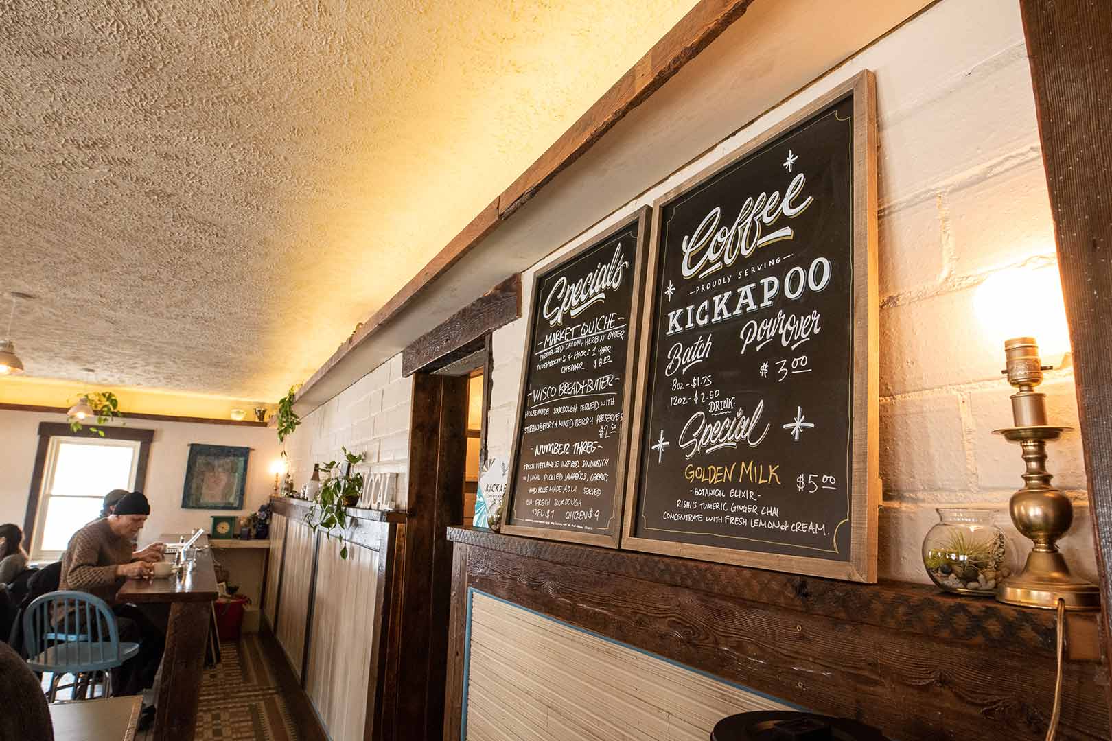 Winnebago's cafe board