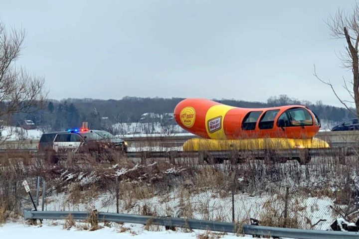 Public menace Wienermobile pulled over in Waukesha County
