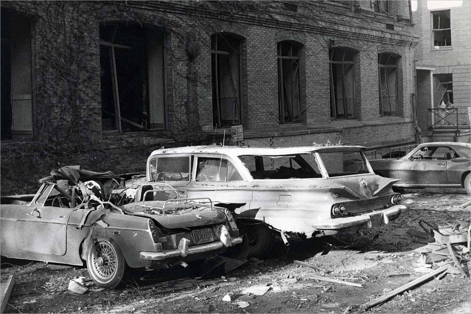 Sterling Hall bombing aftermath