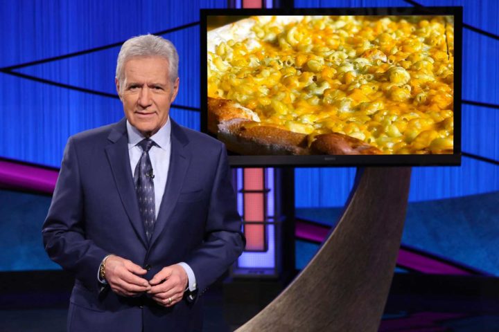 Raise a slice of Ian’s Pizza for Alex Trebek, who visited here in 2008