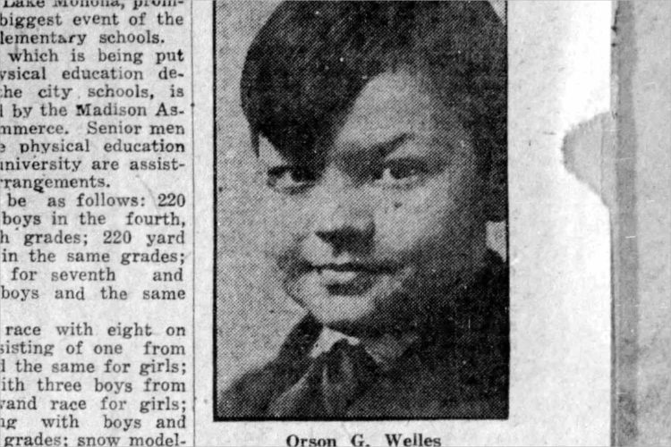 In 1926, The Cap Times introduced us to 10-year-old Orson Welles